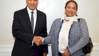 وزير الخارجية يلتقي وزيرة خارجية جمهورية الكونجو الديمقراطية
