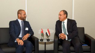 وزير الخارجية يبحث في نيويورك مع نظيره العُماني العلاقات الثنائية بين البلدين