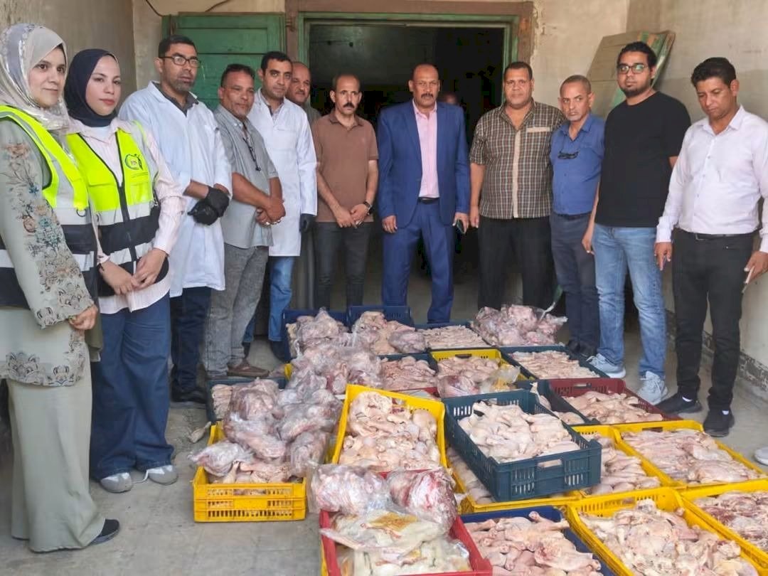 ضبط وإعدام 1791.2 كيلو من اللحوم والمنتجات المخالفة في حملات مكبرة للطب البيطري بسوهاج