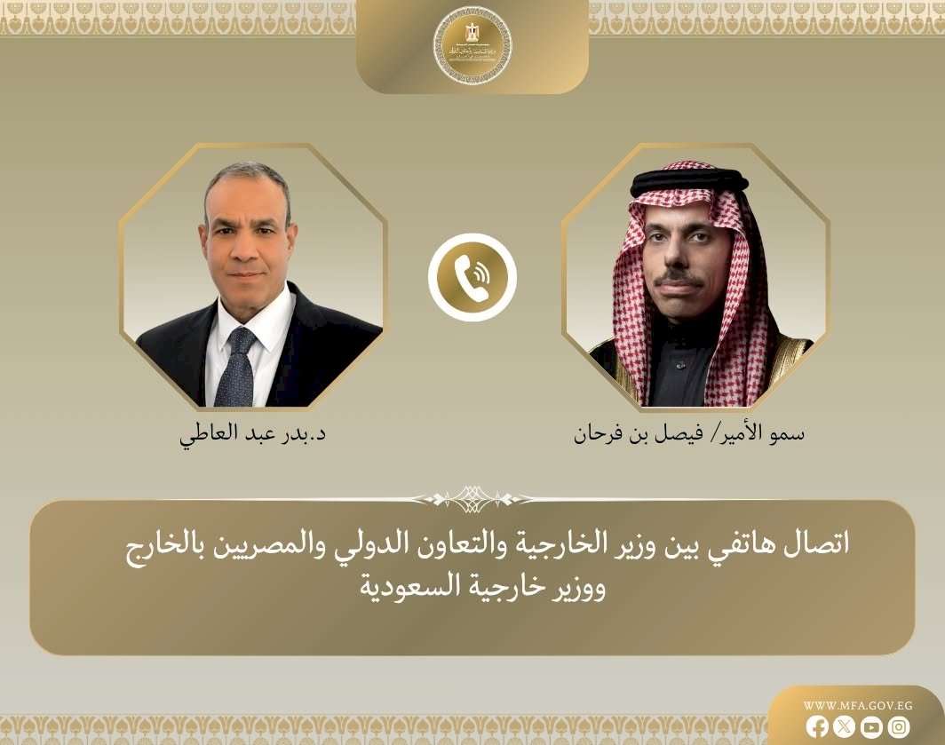 وزير الخارجية يبحث هاتفياً مع نظيره السعودي تطورات الأوضاع الإقليمية