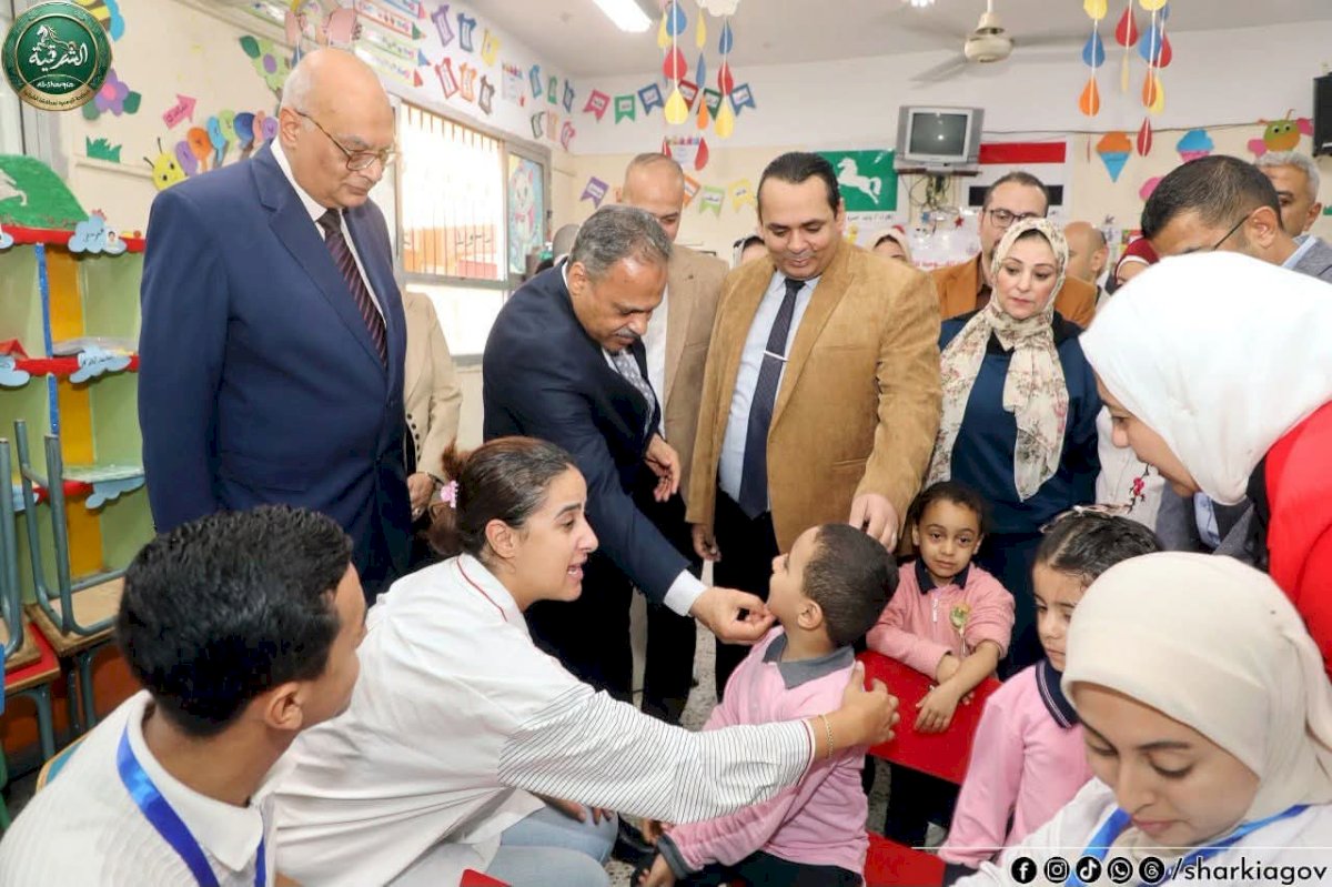 محافظ الشرقية ووكيل وزارة الصحة : بدء الحملة القومية للتطعيم ضد الحصبة