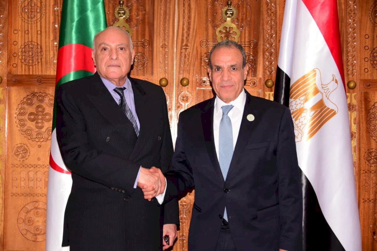 وزير الخارجية يبحث مع نظيره الجزائري دفع التعاون الثنائي