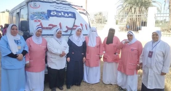 صحة بني سويف تقدم 2758 خلال قافلة علاجية بقرية سالم البحيري بالفشن