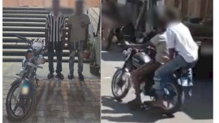 نكشف فيديو قيام قائد دراجة بالسير عكس الإتجاه وآداء حركات إستعراضية بالأقصر