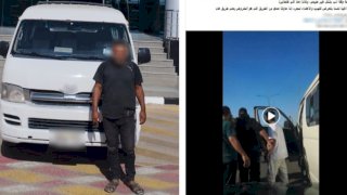 نكشف منشور تضرر ربة منزل من قيام سائق بتحطيم سيارة زوجها بالجيزة