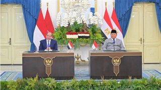 النص الكامل لكلمة الرئيس السيسي بالمؤتمر الصحفي المشترك مع رئيس إندونيسي