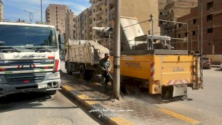 حملات مكثفة لرفع كفاءة النظافة بحي الطالبية جيزة