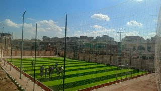 الانتهاء من تطوير ورفع كفاءة ملعبي شباس الشهداء وكفر تيدا بكفر الشيخ